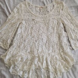 Lace Free People Shirt